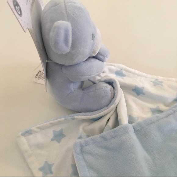 NEW Lovey Security Blanket Soft Baby Toy Little Blue Bear Gift 6M+ | Rene Rofe - Picture 8 of 11